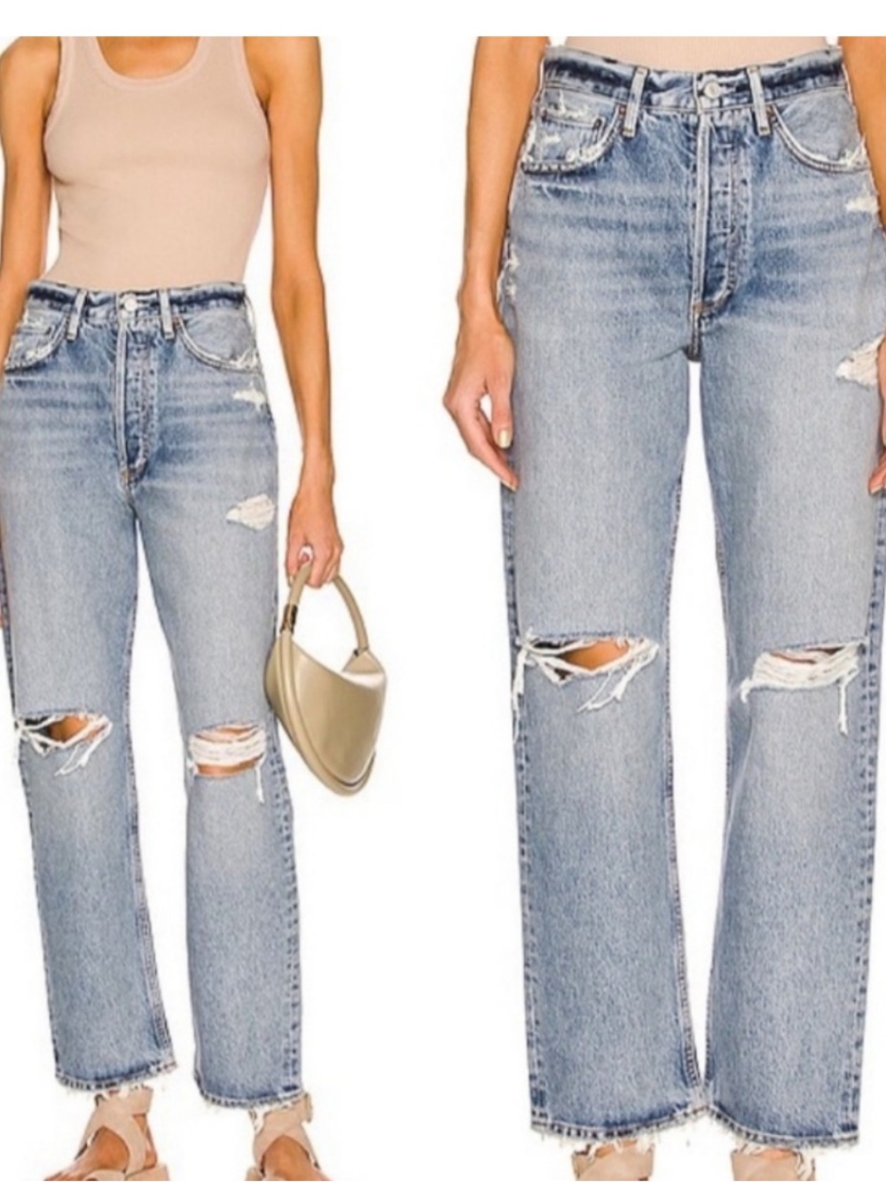AGOLDE 90’s Jeans Distressed Denim